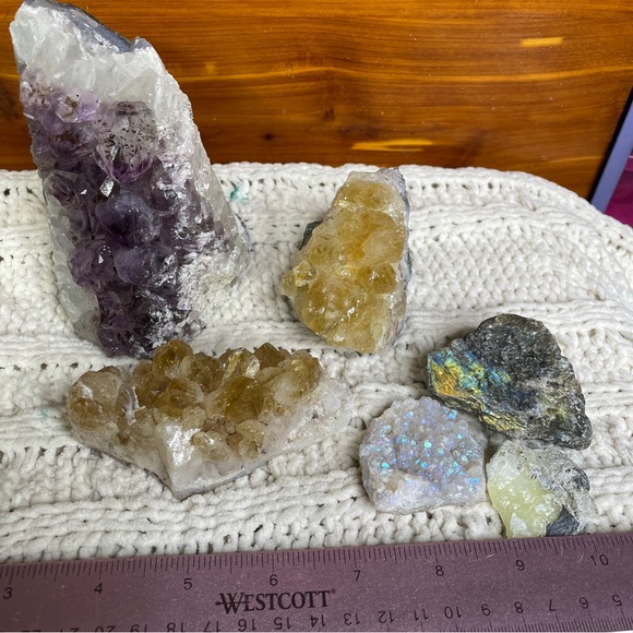 Amethyst and citrine cluster - Picture 15 of 15